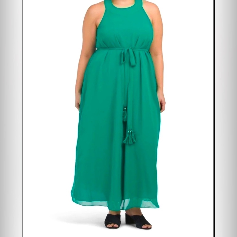 Womens City Chic Plus Maxi Halter Bliss Dress size S/16W BRAND NEW WITH TAGS!